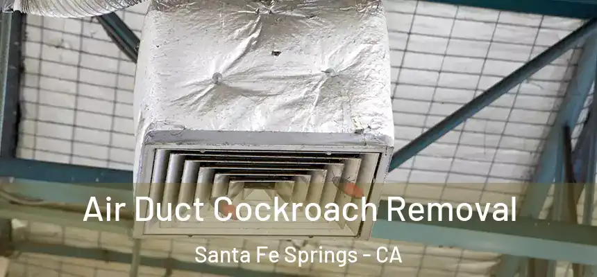  Air Duct Cockroach Removal Santa Fe Springs - CA
