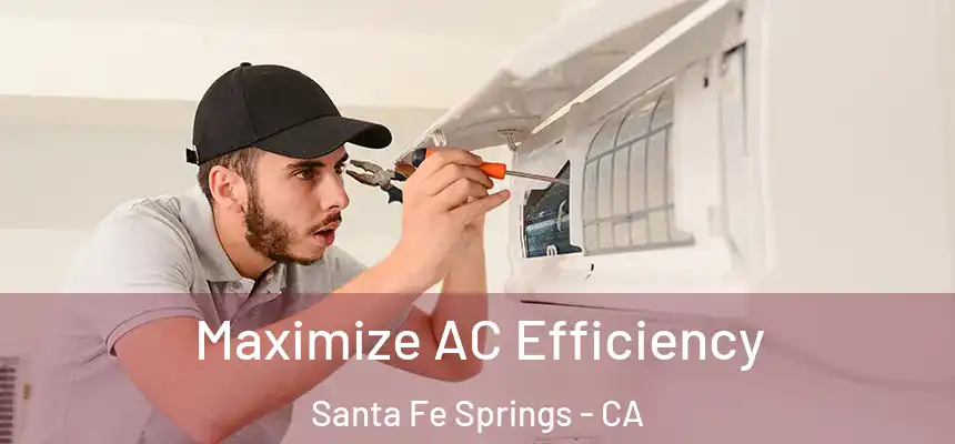 Maximize AC Efficiency Santa Fe Springs - CA